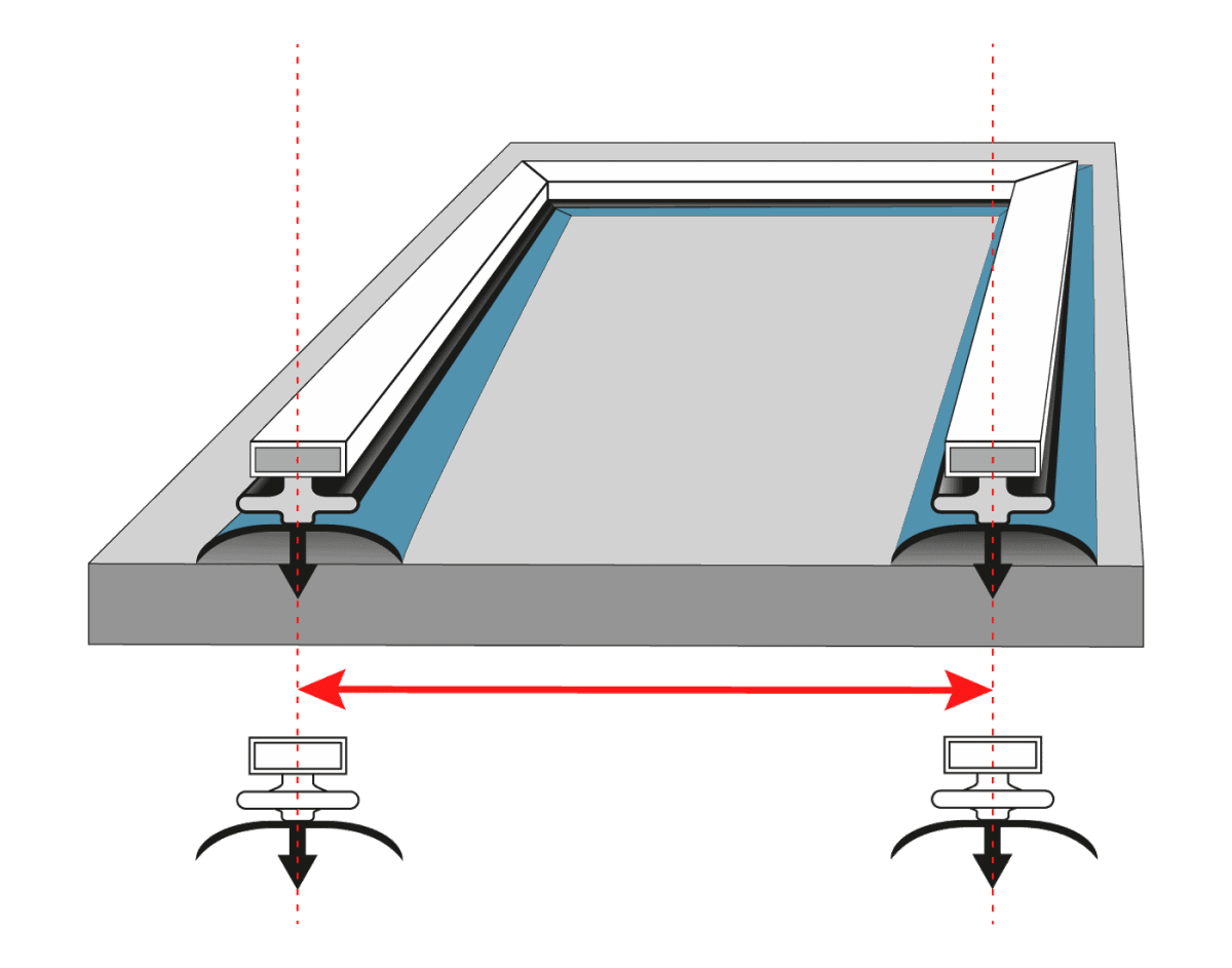 chest freezer gasket measurement diagram